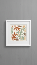 Archival Art Print in Earthy Botanical Tones